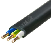 Кабель силовой ВВГнг(А)-П 3х1,5 ок (N, PE)-1,0 ТРТС
