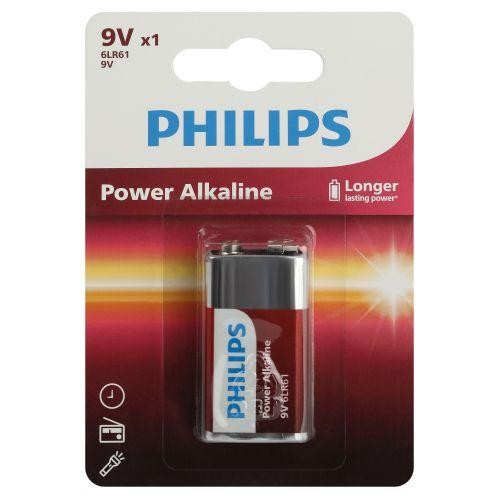 Элемент питания алкалиновый "крона" 6LR61 9В Power (блист. 1шт) Philips Б0062717 Элемент питания алкалиновый "крона" 6LR61 9В Power (блист. 1шт) Philips Б0062717