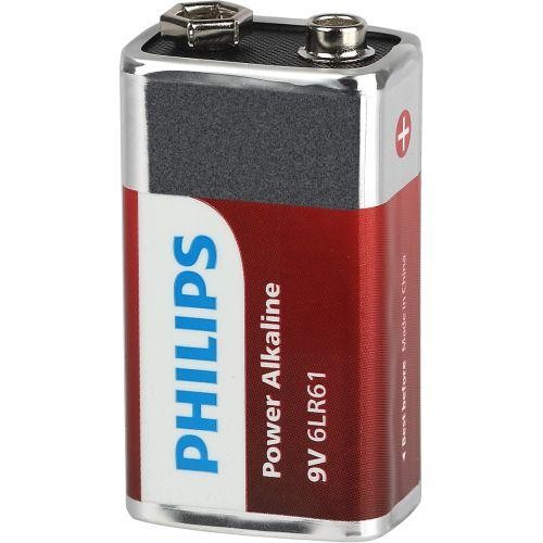 Элемент питания алкалиновый "крона" 6LR61 9В Power (блист. 1шт) Philips Б0062717 Элемент питания алкалиновый "крона" 6LR61 9В Power (блист. 1шт) Philips Б0062717