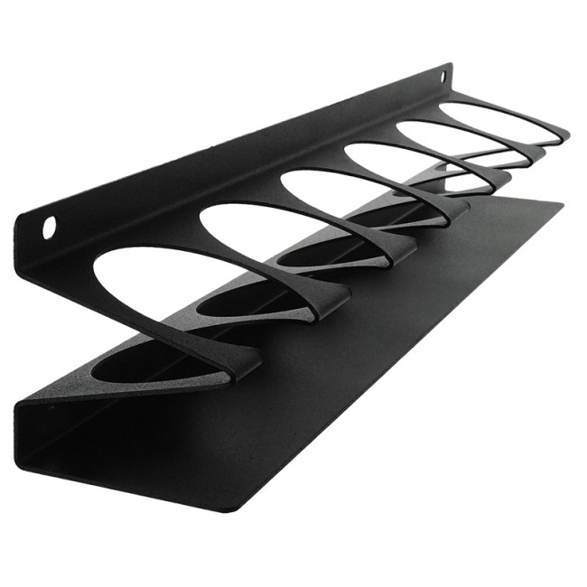 Держатель-органайзер для баллончиков, настенный, черный REXANT