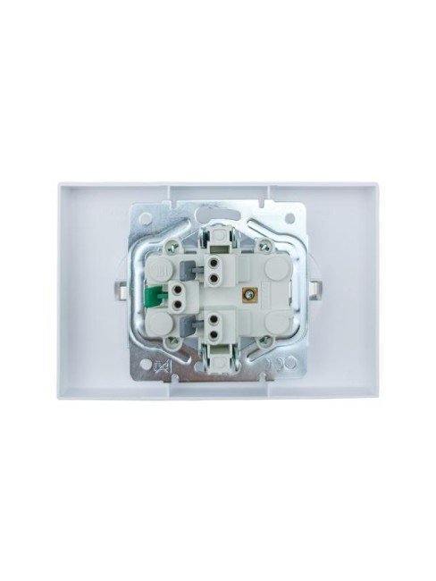 Розетка 2-мест. с/з СП ZIMA IP20 16А ПБТ безвинт. зажим бел. LEZARD 704-0200-127BQC