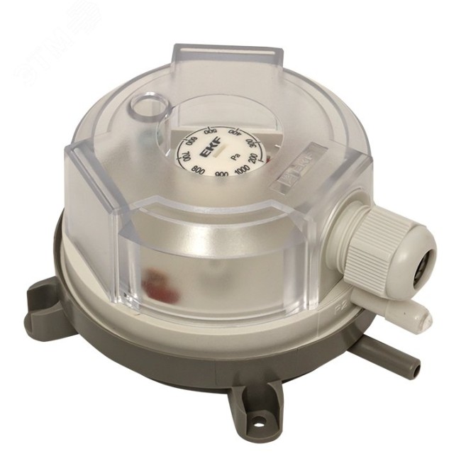 Реле перепада давления EKF RVG-10-1000 (1000 Па) Реле перепада давления EKF RVG-10-1000 (1000 Па)