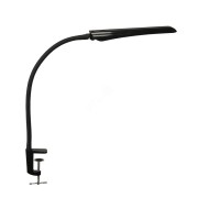 Светильник Гермес СШ ( светодиодный, на струбцине) 8Вт, сенсорный выкл., черный