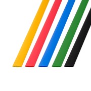 Набор термоусаживаемых трубок ТУТ нг 10,0/5,0мм, пять цветов, упаковка 50 шт. по 1м REXANT Набор термоусаживаемых трубок ТУТ нг 10,0/5,0мм, пять цветов, упаковка 50 шт. по 1м REXANT