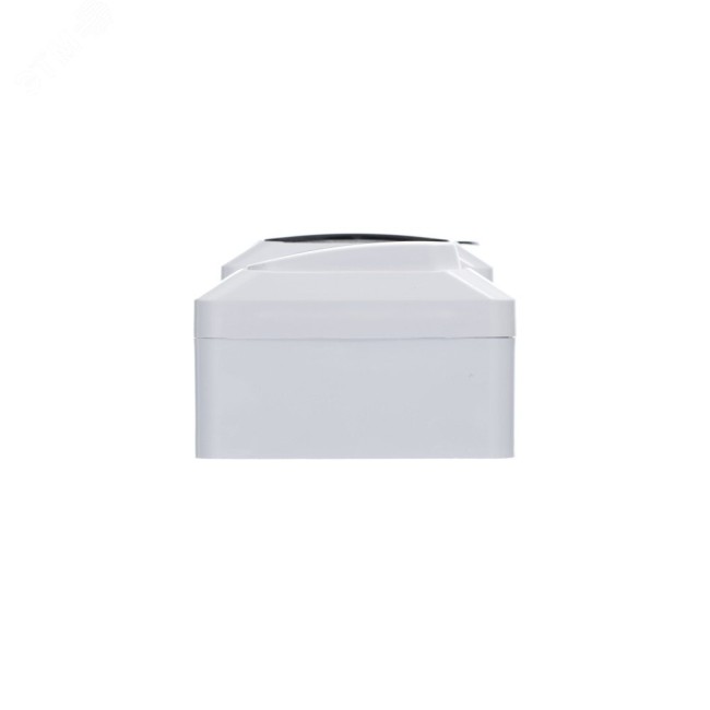 ЭТЮД Блок Выключатель одноклавишный/Розетка наружная с заземлением со шторками IP44 белый