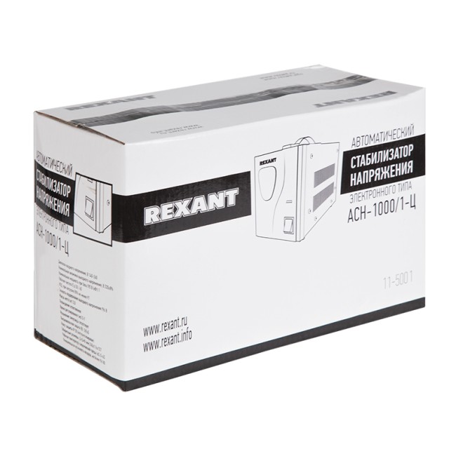 Стабилизатор напряжения AСН-1000/1-Ц REXANT Стабилизатор напряжения AСН-1000/1-Ц REXANT