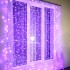 Гирлянда Светодиодный дождь 2х3 м, прозрачный провод, 230 В, диоды RGB, 600 LED-свечение с динамикой при приобретении контроллера 245-908