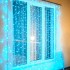 Гирлянда Светодиодный дождь 2х3 м, прозрачный провод, 230 В, диоды RGB, 600 LED-свечение с динамикой при приобретении контроллера 245-908