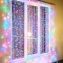 Гирлянда Светодиодный дождь 2х3 м, прозрачный провод, 230 В, диоды RGB, 600 LED-свечение с динамикой при приобретении контроллера 245-908