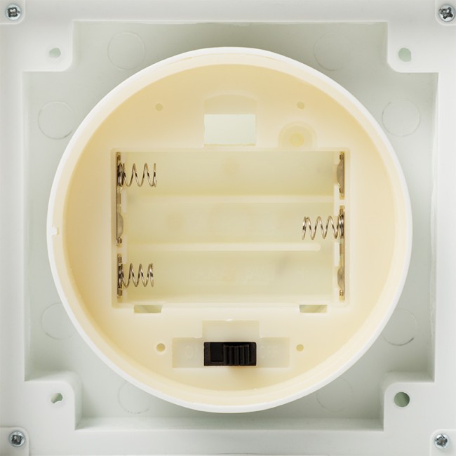 Декоративный фонарь со свечкой, белый корпус, размер 10,5х10,5х22,35 см, цвет ТЕПЛЫЙ БЕЛЫЙ Декоративный фонарь со свечкой, белый корпус, размер 10,5х10,5х22,35 см, цвет ТЕПЛЫЙ БЕЛЫЙ