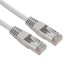 Шнур коммутационный, патч-корд F/UTP RJ45-RJ45, CAT 5e, ZH нг(А)-HF, серый, 0,5м REXANT 