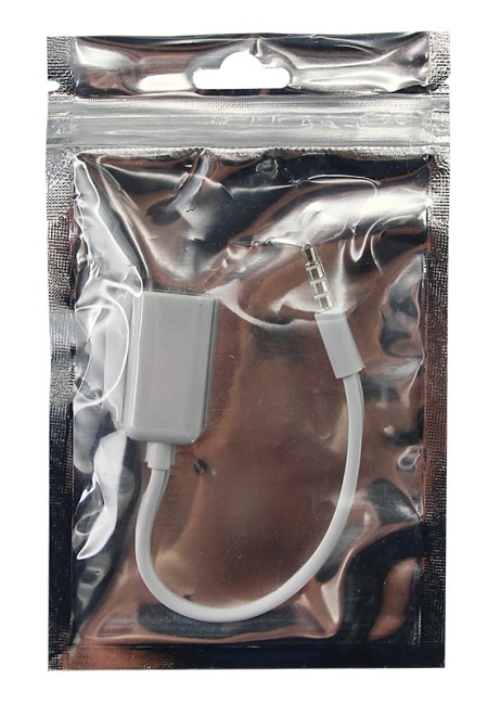 Аудиоразветвитель штекер 3,5 мм на 2 белый REXANT 