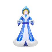 3D фигура надувная Снегурочка, размер 300см, внутренняя подсветка 9LED, компрессор с адаптером 12В, IP44 NEON-NIGHT 3D фигура надувная Снегурочка, размер 300см, внутренняя подсветка 9LED, компрессор с адаптером 12В, IP44 NEON-NIGHT