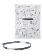 Хомут червячный, d 130-150 мм, оцинк (упак. 100 шт) TDM Хомут червячный, d 130-150 мм, оцинк (упак. 100 шт) TDM