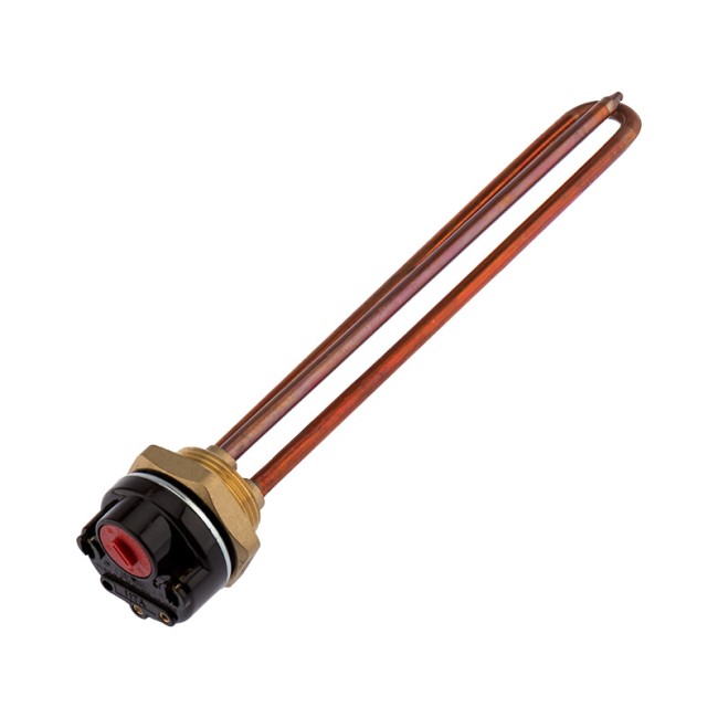 Нагревательный элемент для бойлера ТЭН RDT 1,2 кВт,резьбовой фланец  42 мм, термостат 15 A, кольцо уплотнительное D 42 мм REXANT