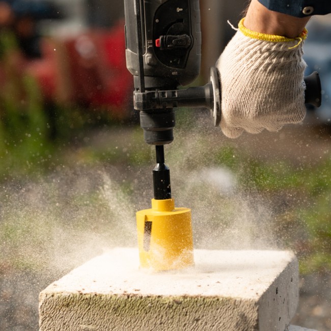 Коронка алмазная по бетону 68мм, L=90мм, М16, сегмент, SDS PLUS KRANZ Коронка алмазная по бетону 68мм, L=90мм, М16, сегмент, SDS PLUS KRANZ