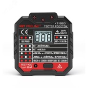 Тестер розеток серия PROLINE KT106D Тестер розеток серия PROLINE KT106D