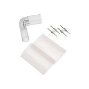 L - коннектор для двухстороннего Гибкого Неона 8х16мм (цена за 1 шт.) L - коннектор для двухстороннего Гибкого Неона 8х16мм (цена за 1 шт.)