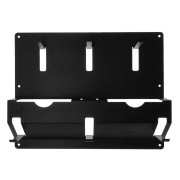 Держатель для угловых шлифмашинок и отрезных дисков, настенный, с крючками, черный REXANT Держатель для угловых шлифмашинок и отрезных дисков, настенный, с крючками, черный REXANT