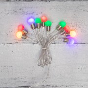 Гирлянда светодиодная Мини-лампочки 1.5 м, 10 LED, прозрачный ПВХ, цвет свечения мультиколор, 2 х АА (батарейки не в комплекте) NEON-NIGHT Гирлянда светодиодная Мини-лампочки 1.5 м, 10 LED, прозрачный ПВХ, цвет свечения мультиколор, 2 х АА (батарейки не в комплекте) NEON-NIGHT