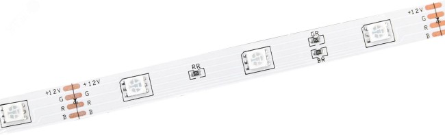 Лента светодиодная 3м LSR-5050RGB30-7,2-IP20-12В