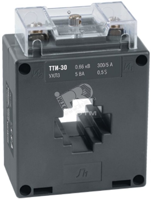 Трансформатор тока ТТИ-30 100/5А 5ВА класс 0.5S