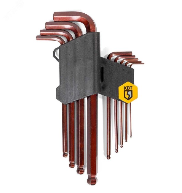 Набор шестигранных ключей с шаром. 9 шт. КШ-9-S2