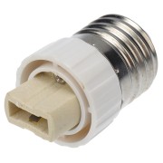 Переходник цокольный E27-G9 белый REXANT Переходник цокольный E27-G9 белый REXANT