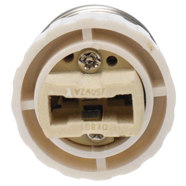 Переходник цокольный E27-G9 белый REXANT Переходник цокольный E27-G9 белый REXANT