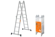 Лестница-трансформер алюминиевая ЛТА4х4, 4 секции по 4 ступени, h=433/209/117 см, 11,7 кг TDM Лестница-трансформер алюминиевая ЛТА4х4, 4 секции по 4 ступени, h=433/209/117 см, 11,7 кг TDM