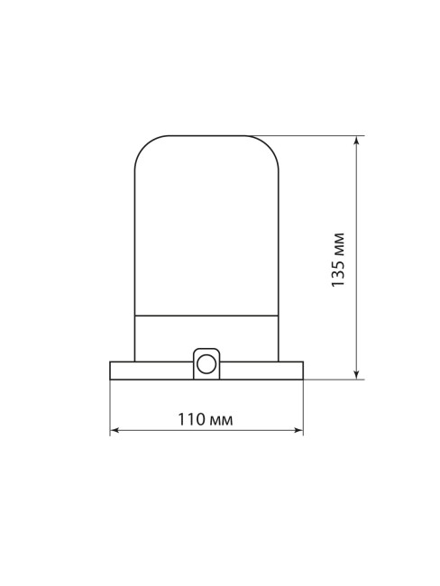 Светильник НПБ400 для сауны настенно-потолочный белый, IP54, 60 Вт, белый, TDM
