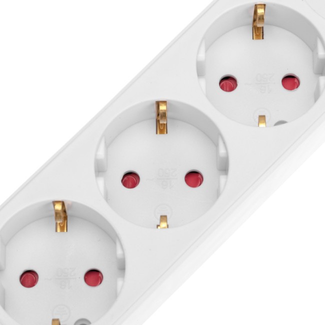 Удлинитель STANDARD 3 гнезда, 5м, 3х1,0мм², с/з, с выключателем, 2 USB, белый REXANT Удлинитель STANDARD 3 гнезда, 5м, 3х1,0мм², с/з, с выключателем, 2 USB, белый REXANT