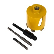 Коронка алмазная по бетону 72мм, L=90мм, М16, сегмент, SDS PLUS KRANZ Коронка алмазная по бетону 72мм, L=90мм, М16, сегмент, SDS PLUS KRANZ