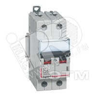Выключатель автоматический двухполюсный 25А С DX3 6kA/10kA