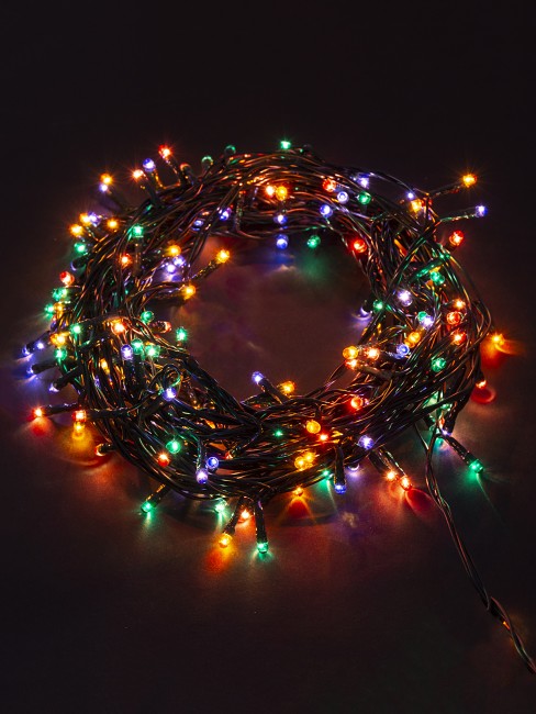 Гирлянда новогодняя, МГ 300, 220 В, многоцветная, 15 м, 8 режимов TDM Гирлянда новогодняя, МГ 300, 220 В, многоцветная, 15 м, 8 режимов TDM