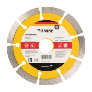 Диск алмазный отрезной сегментный 125x22,2x1,8x10мм KRANZ