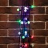 Гирлянда Мультишарики Ø23 мм, 10 м, 80 LED RGB, черный ПВХ, IP65, быстрая смена цвета, 230В соединяется NEON-NIGHT
