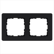 Рамка 2-м G-Flex черн. матов. soft touch Jasmart G1102PB Рамка 2-м G-Flex черн. матов. soft touch Jasmart G1102PB