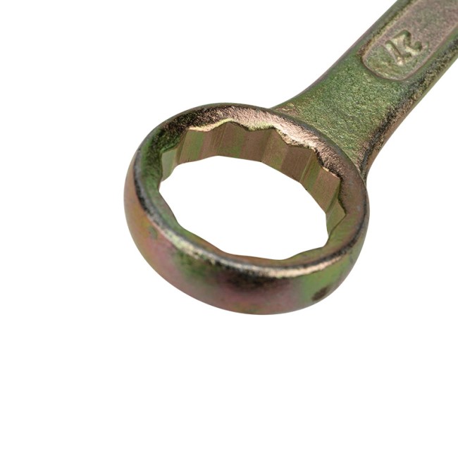 Ключ комбинированный 27мм, желтый цинк REXANT  Ключ комбинированный 27мм, желтый цинк REXANT