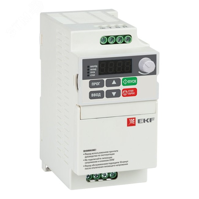 Преобразователь частоты 0.7 кВт 1х230В VECTOR-75 compact Basic