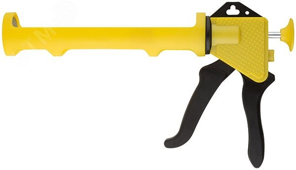 Пистолет для герметика 225 мм полукорпусной, полипропиленовый корпус, Профи