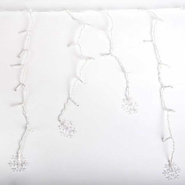 Гирлянда "Бахрома" DICLD-100WW-C 100 теплых бел. светодиодов 1.7х0.5м с насадками SHLights 4690601047205 Гирлянда "Бахрома" DICLD-100WW-C 100 теплых бел. светодиодов 1.7х0.5м с насадками SHLights 4690601047205