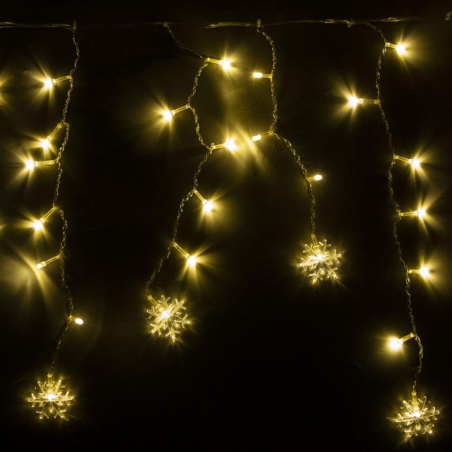 Гирлянда "Бахрома" DICLD-100WW-C 100 теплых бел. светодиодов 1.7х0.5м с насадками SHLights 4690601047205 Гирлянда "Бахрома" DICLD-100WW-C 100 теплых бел. светодиодов 1.7х0.5м с насадками SHLights 4690601047205