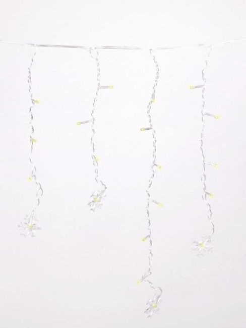 Гирлянда "Бахрома" DICLD-100WW-C 100 теплых бел. светодиодов 1.7х0.5м с насадками SHLights 4690601047205 Гирлянда "Бахрома" DICLD-100WW-C 100 теплых бел. светодиодов 1.7х0.5м с насадками SHLights 4690601047205