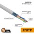 Кабель витая пара омедненный F/UTP Light, CAT 5, PVC, 4PR, 26AWG, INDOOR, SOLID, серый, 305м, PROconnect