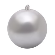 Елочная фигура Шар, 20 см, цвет серебряный глянцевый