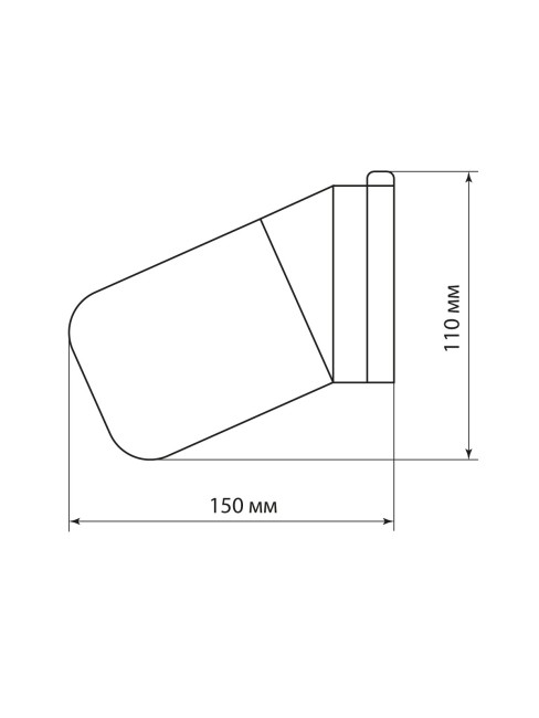 Светильник НПБ400-1 для сауны настенный, наклонный, IP54, 60 Вт, белый, TDM Светильник НПБ400-1 для сауны настенный, наклонный, IP54, 60 Вт, белый, TDM