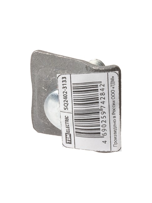 Держатель прижимной для металлических оснований 45х45 мм, М8, для прута Ø6-10 мм, термодиффузия TDM Держатель прижимной для металлических оснований 45х45 мм, М8, для прута Ø6-10 мм, термодиффузия TDM