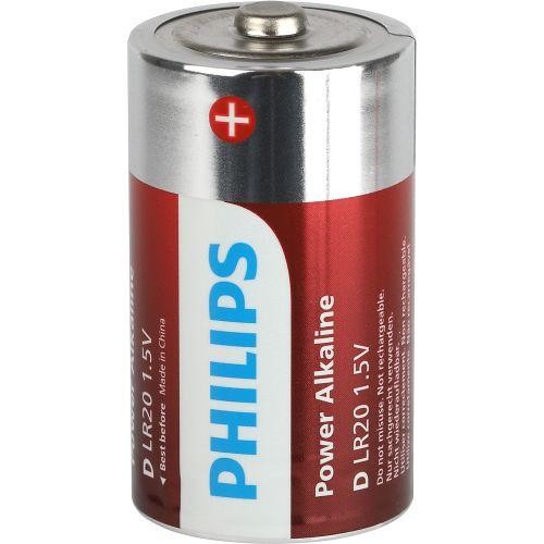 Элемент питания алкалиновый D/LR20 1.5В Power (блист. 2шт) Philips Б0062732 Элемент питания алкалиновый D/LR20 1.5В Power (блист. 2шт) Philips Б0062732