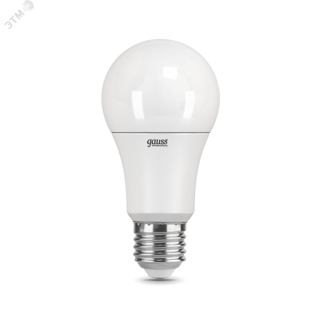 Лампа светодиодная LED 15 Вт 1480 Лм 6500К холодная E27 А60 Elementary Gauss